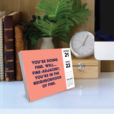 2027 Willow Creek 365 PASSIVE AGGRESSIVE DAYS 6.2" x 5.4" Daily Day-to-Day Calendar, Assorted Colors (65020)