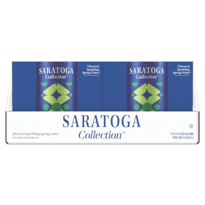 Saratoga Lime Flavored Sparkling Purified Water, 12 oz., 6 Cans/Case, 6 Cases/Carton (STG-19990985)