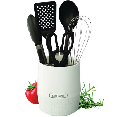 Farberware kitchen tools with crock organizer