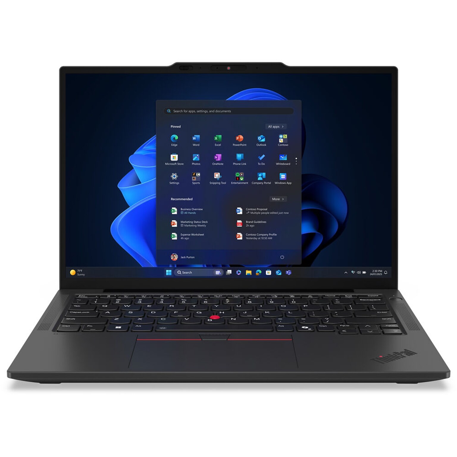 Lenovo ThinkPad X13 Gen 6 13.3 AI Laptop, Intel Core Ultra 5, 1.5GHz, 16GB RAM, 512GB SSD, Backlit Keyboard, Windows 11 Pro