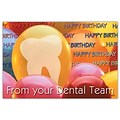 Medical Arts Press® Dental Standard 4x6 Postcards; Tooth in Balloon