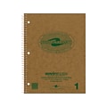 Roaring Spring Paper Products Environotes 1-Subject Notebooks, 8.5 x 11, College Ruled, 70 Sheets,