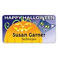 Medical Arts Press® Full-Color Seasonal Name Badges; Standard, Jack-O-Cat