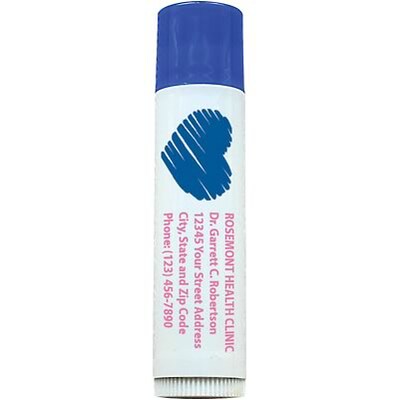 Custom Printed SPF 15 Lip Balm; Peppermint