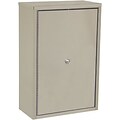 Double-Door Narcotics Cabinet; 4 Adjustable Shelves, Stainless Steel