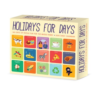 2025 Willow Creek Holidays for Days 6.2" x 5.4" Day-to-Day Calendar (40874)