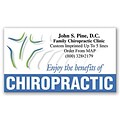 Medical Arts Press® Chiropractic Business Card Magnets; Enjoy the Benefits of Chiropractic