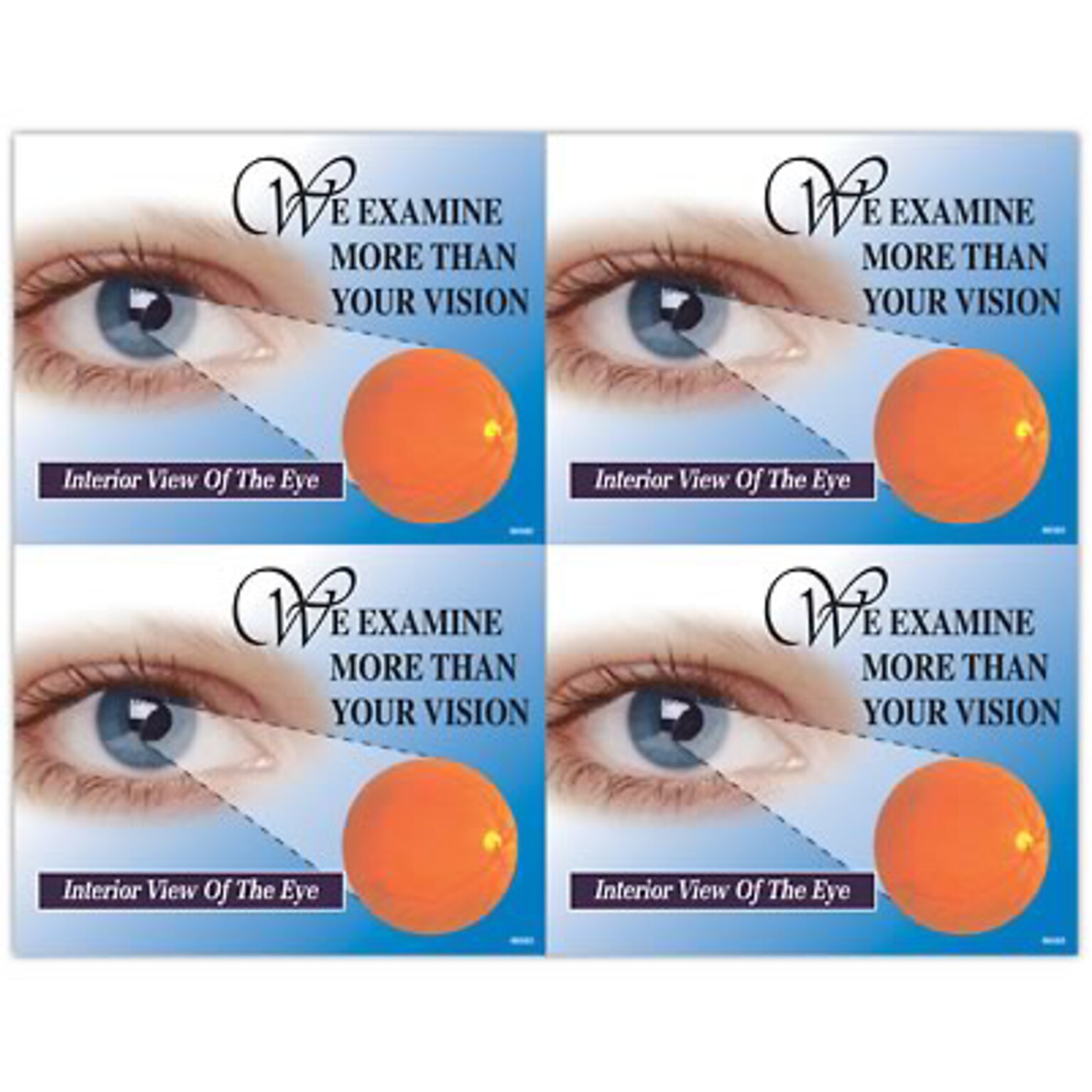 Medical Arts Press® Eye Care Postcards; for Laser Printer; Exam More Than Vision, 100/Pk