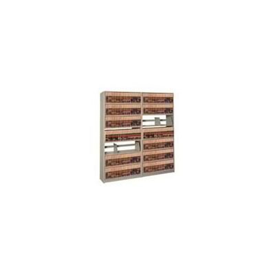 Medical Arts Press® 4-Post Open Shelf Single View; 7- Add- On Unit