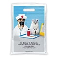 Medical Arts Press® Veterinary Personalized Full-Color Bags; 12X16, Dr. Cat/Nurse Dog, 100 Bags, (41610)