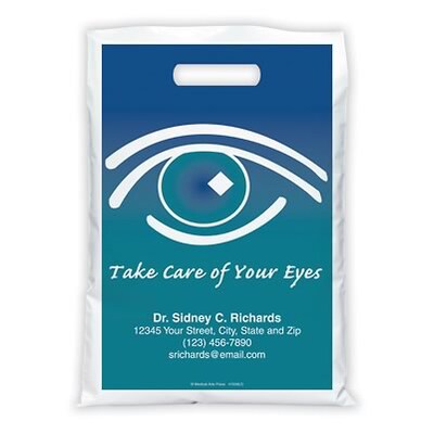 Medical Arts Press® Eye Care Personalized Full-Color Bags; 11x15, Eye