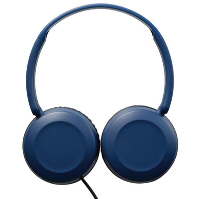 JVC Noise Canceling On-Ear Headphones with Microphone, Blue (HAS31MA)