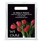 Medical Arts Press® Medical Personalized Full-Color Bags;7-1/2x9", Red Tulips, 100 Bags, (41551)