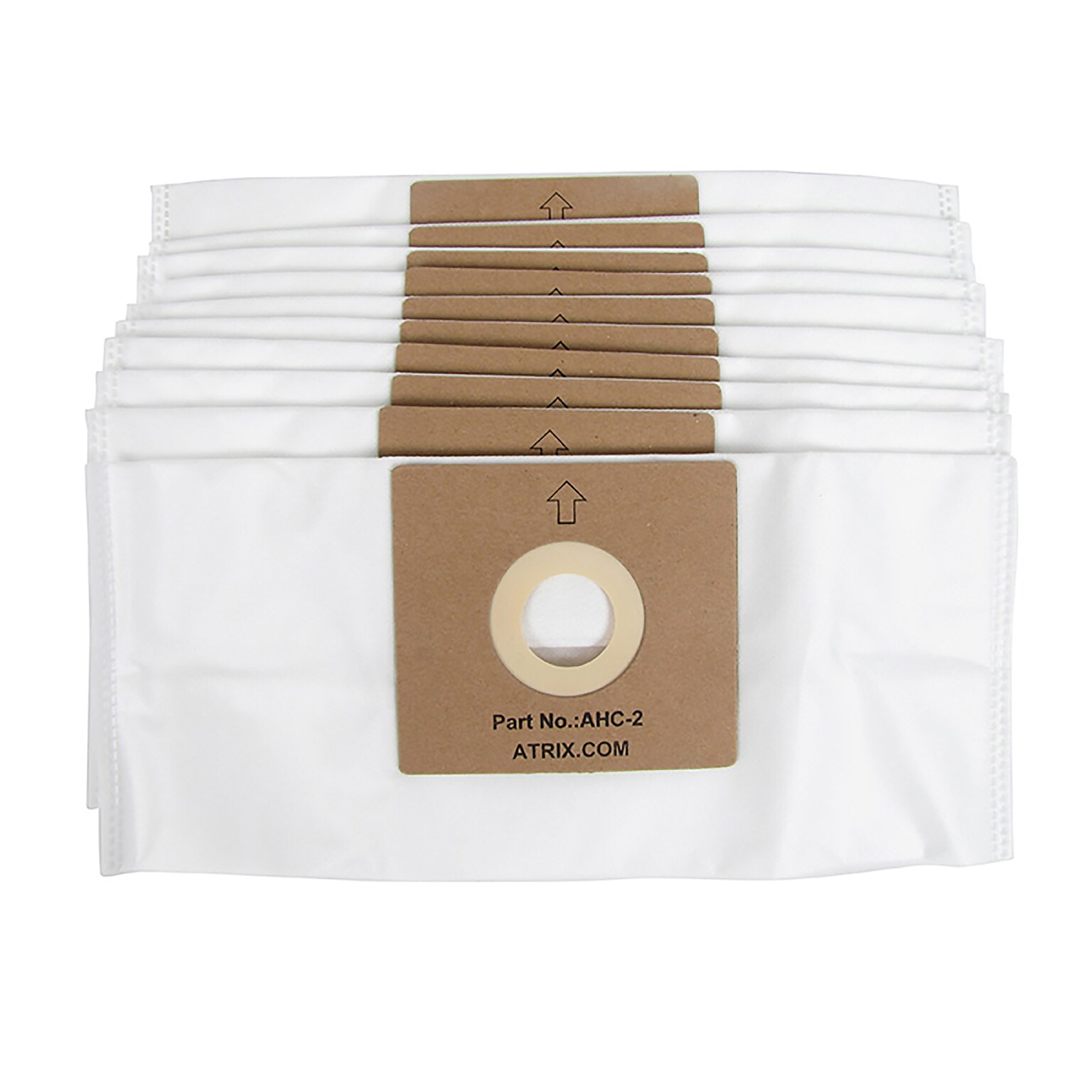 Atrix Vacuum Filters, White, 12/Pack (AHC2-12P)