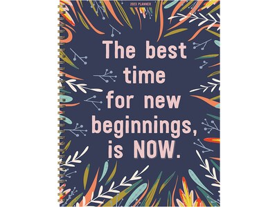 2023 TF Publishing New Beginnings 9 x 11 Weekly & Monthly Planner, Multicolor (LWM-23-9718)