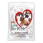 Medical Arts Press® Veterinary Personalized Full-Color Bags; 12X16", Heart/Dogs/Cats, 100 Bags, (41618)