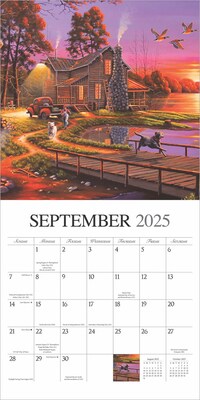 2025 Hopper Studios Vintage Country 12" x 12" Monthly  Wall Calendar (9781773728186)