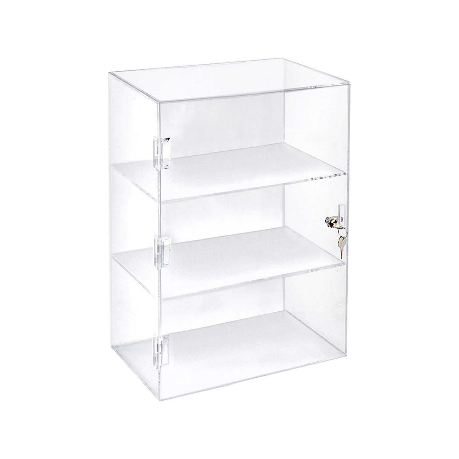 Azar 12.38W Lockbox Countertop Display Case, Clear, Each (255412)