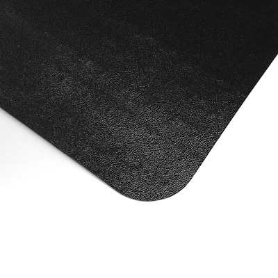 Floortex Advantagemat Vinyl Hard Floor Chair Mat, Rectangular, 48" x 60", Black (FR124860HEBV)