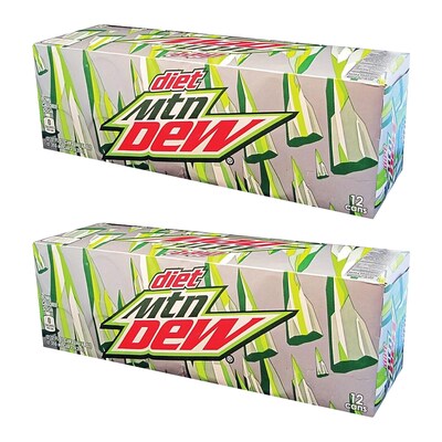 Mountain Dew Diet, 12 oz., 24 Cans/Carton (Z51302)