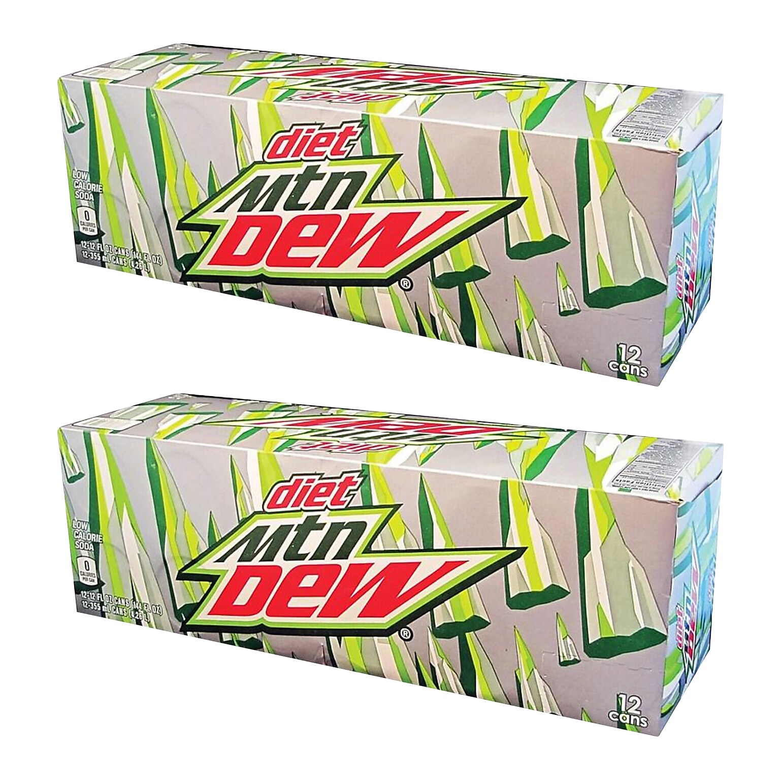 Mountain Dew Diet, 12 oz., 24 Cans/Carton (Z51302)