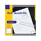 Better Office Graph Pad, 8.5" x 11", Quad-Ruled, White, 50 Sheets/Pad (25602)