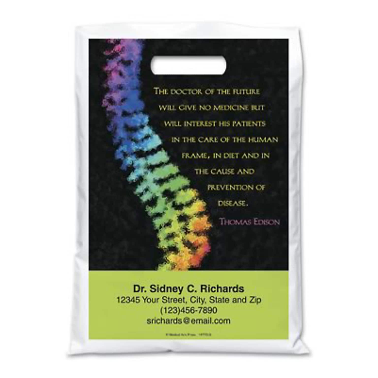 Medical Arts Press® Chiropractic Personalized Full-Color Bags; 9x13, Holistic Care, 100 Bags, (14770)
