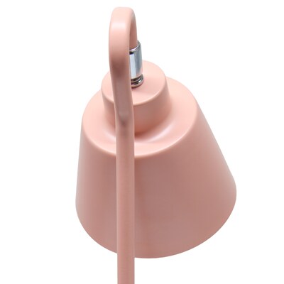 Simple Designs Sleek Essentials LED Desk Lamp, 16", Blush Pink (LD1079-BPK)