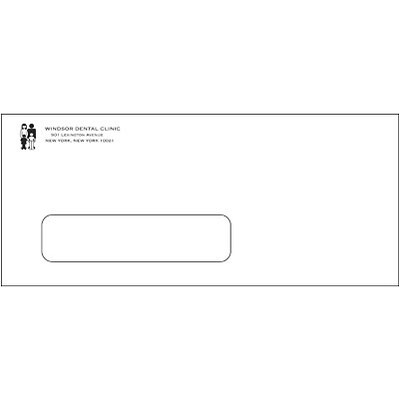 Medical Arts Press® Single Window Self-Seal #10 Business Envelopes, Personalized, 500/Box