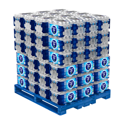 Pure Life Purified Bottled Water, 16.9 Fl. oz., 24 Bottles/Case, 78 Cases/Pallet (PLT110109)