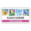 Medical Arts Press® Full-Color Seasonal Name Badges; Spring Time