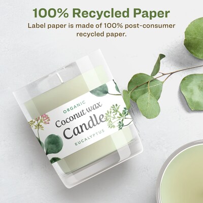 Avery EcoFriendly Laser/Inkjet Rectangle Multipurpose Labels, 2 x 3, White, 200/Pack (94237)