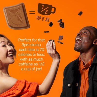 Awake Caffeinated Dark Chocolate Bites, 0.47 oz., 50 Bites/Box (00458U)
