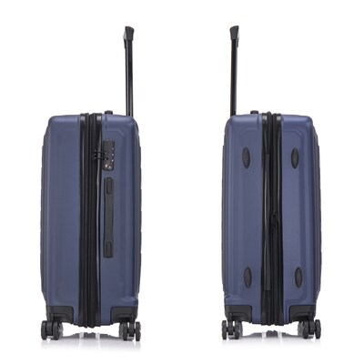 US Army FOX PRO 24" Hardside Suitcase, 4-Wheeled Spinner, TSA Checkpoint Friendly, Navy Blue (USLFPRO00M-BLU)