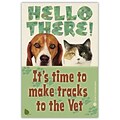 Medical Arts Press® Veterinary Standard 4x6 Postcards; Hello There