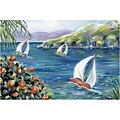 Medical Arts Press® Standard 4x6 Postcards; Watercolors/3 Sailboats