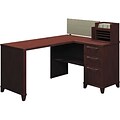 Bush Business Furniture Enterprise 60W x 47D Corner Desk, Harvest Cherry,  (2999CS-03K)