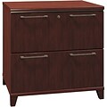 Bush Business Furniture Enterprise 30W 2 Drawer Lateral File Cabinet, Harvest Cherry,  (2954ACS-03)