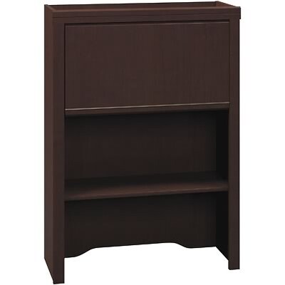 Bush Business Furniture Enterprise Collection in Mocha Cherry, Lateral File Hutch, Installed (2955MC03FA)