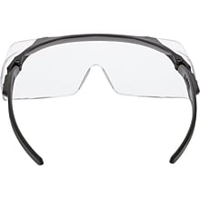 MCR Safety Klondike OTG Anti-Fog Safety Glasses, Over the Glasses, Clear Lens (OG210PF)