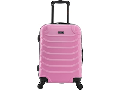 InUSA Endurance 21.45 Hardside Carry-On Suitcase, 4-Wheeled Spinner, Pink (IUEND00S-PNK)