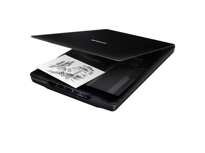 Epson Perfection V39 II Flatbed Portable Photo Scanner, Black (B11B268201)