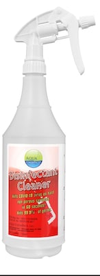 Aqua ChemPacs Disinfectant  32 oz. Spray Bottle with Trigger, White/Red (9320121)