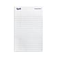 Quill Brand® Standard Series Legal Pad, 5" x 8", Wide Ruled, White, 50 Sheets/Pad, 12 Pads/Pack (742326)