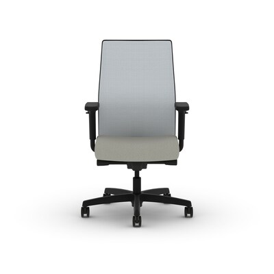 HON Ignition 2.0 Fabric/Mesh Swivel Task Chair, Fog (HONI2M2VFC03FIB)