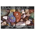Medical Arts Press® Chiropractic Greeting Cards; Colored Stones,  Blank Inside