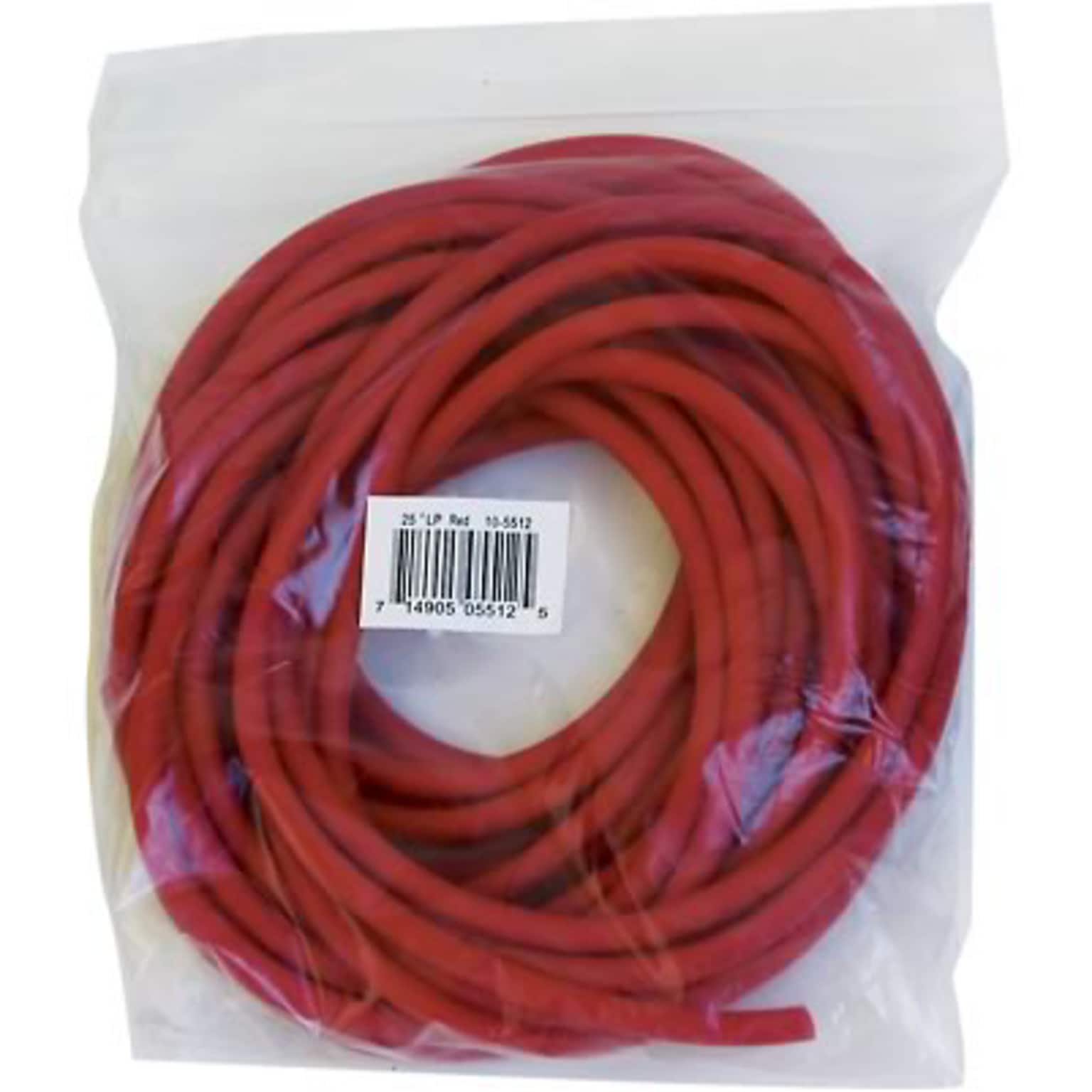 Cando® Resistive Exercise Tubing 25 Foot Package; Light, Red