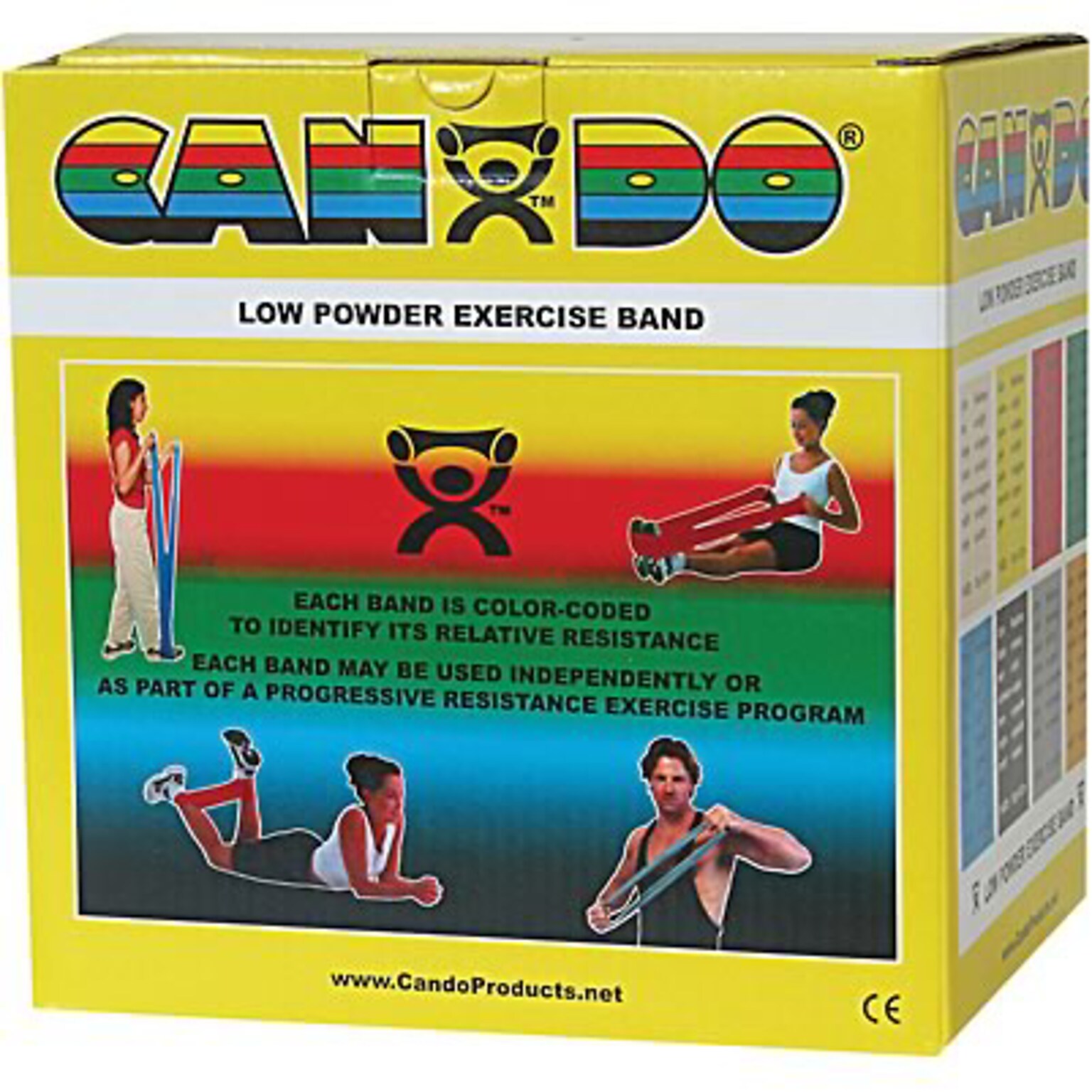 Cando® 50 Yard Resistance Bands; X-Light