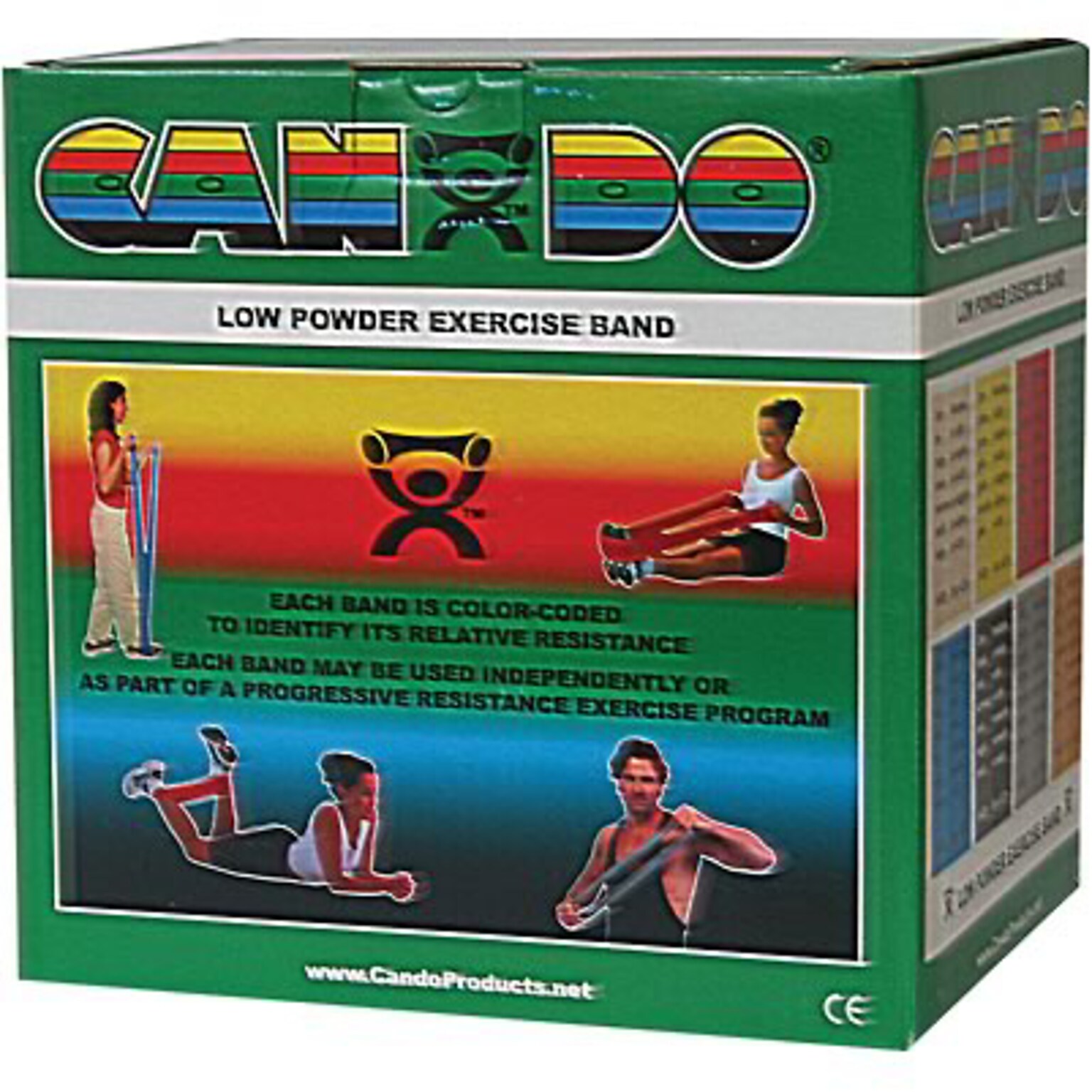 Cando® 50 Yard Resistance Bands; Medium