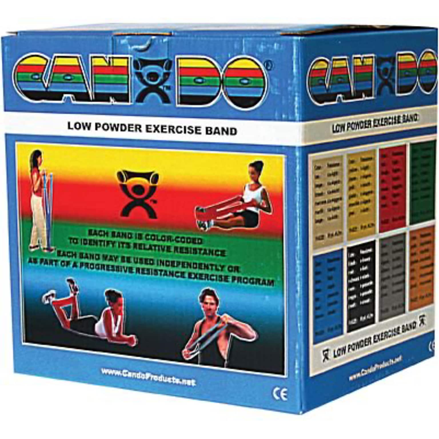 Cando® 50 Yard Resistance Bands; Heavy
